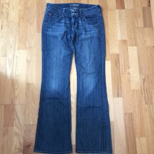 HUDSON women’s low rise flare jeans
